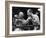 Rocky Marciano Landing a Punch on Jersey Joe Walcott, Sept. 23, 1952-null-Framed Photo