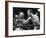 Rocky Marciano Landing a Punch on Jersey Joe Walcott, Sept. 23, 1952-null-Framed Photo