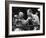 Rocky Marciano Landing a Punch on Jersey Joe Walcott, Sept. 23, 1952-null-Framed Photo