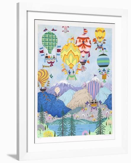 Rocky Mountain Balloons-Jack Hofflander-Framed Limited Edition