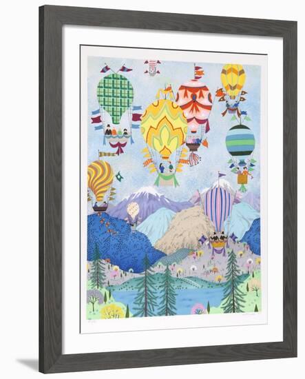 Rocky Mountain Balloons-Jack Hofflander-Framed Limited Edition