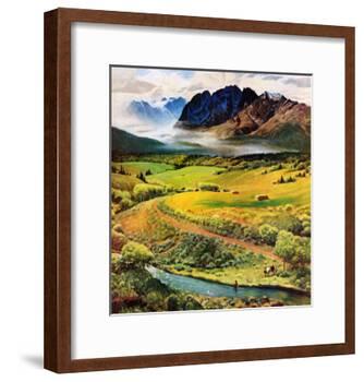 "Rocky Mountain Fly Fishing", May 5, 1956-John Clymer-Framed Giclee Print