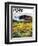 "Rocky Mountain Fly Fishing" Saturday Evening Post Cover, May 5, 1956-John Clymer-Framed Giclee Print