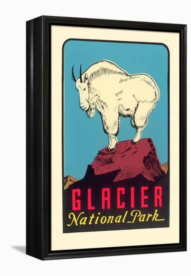 Rocky Mountain Goat, Glacier National Park, Montana-null-Framed Stretched Canvas