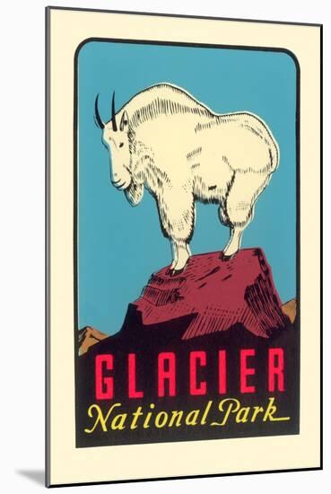 Rocky Mountain Goat, Glacier National Park, Montana-null-Mounted Art Print