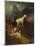 Rocky Mountain Goats, C.1885-Albert Bierstadt-Mounted Giclee Print