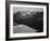 Rocky Mountain National Park Colorado Panorama Of Barren Mountains & Shadowed Valley 1933-1942-Ansel Adams-Framed Art Print