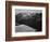 Rocky Mountain National Park Colorado Panorama Of Barren Mountains & Shadowed Valley 1933-1942-Ansel Adams-Framed Art Print