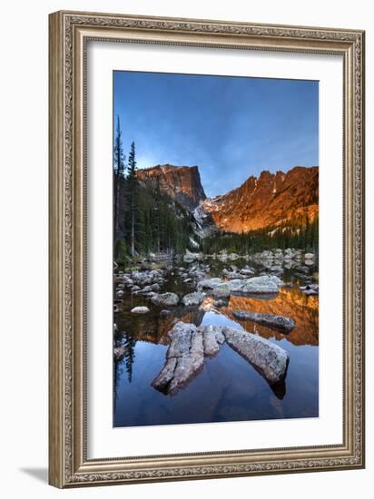 Rocky Mountain National Park, Colorado: Sunrise On Dream Lake-Ian Shive-Framed Photographic Print