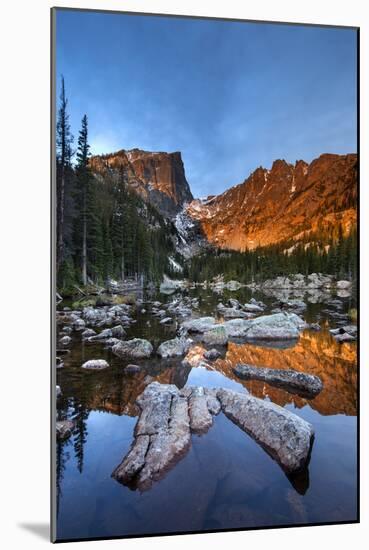 Rocky Mountain National Park, Colorado: Sunrise On Dream Lake-Ian Shive-Mounted Photographic Print