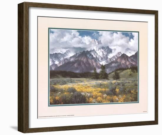 Rocky Mountain Peaks-Jack Sorenson-Framed Art Print