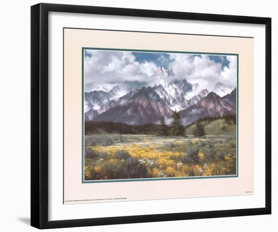 Rocky Mountain Peaks-Jack Sorenson-Framed Art Print