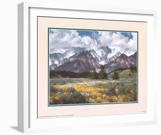 Rocky Mountain Peaks-Jack Sorenson-Framed Art Print