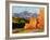 Rocky Mountain Road in Autumn-Robert Moore-Framed Art Print