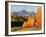 Rocky Mountain Road in Autumn-Robert Moore-Framed Art Print