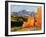 Rocky Mountain Road in Autumn-Robert Moore-Framed Art Print