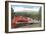 Rocky Mountain Rocket Train-null-Framed Art Print