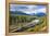 Rocky Mountaineer Train at Morant's Curve Near Lake Louise in the Canadian Rockies-Neale Clark-Framed Premier Image Canvas