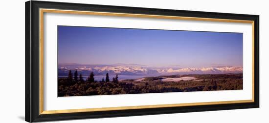 Rocky Mountains Covered with Snow, Kananaskis Country, Calgary, Alberta, Canada-null-Framed Photographic Print