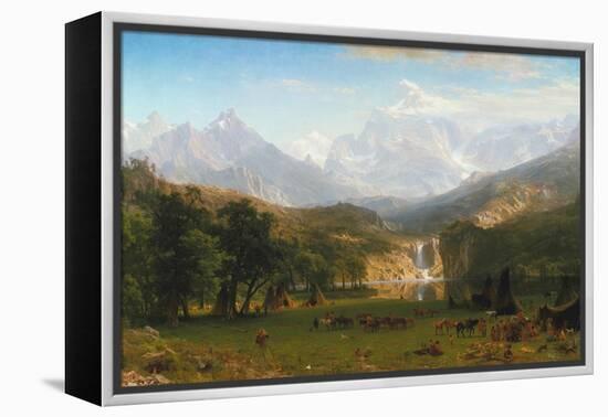 Rocky Mountains, Lander's Peak, 1863-Albert Bierstadt-Framed Premier Image Canvas