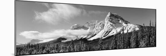 Rocky Mountains, Winter, Alberta, Canada-null-Mounted Photographic Print