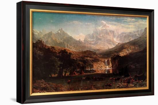Rocky Mountains-Albert Bierstadt-Framed Art Print