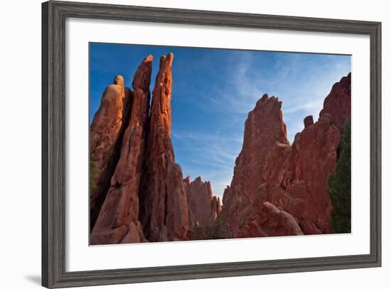 Rocky Outcrop in Garden of the Gods-CGJ Photography-Framed Photographic Print