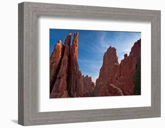 Rocky Outcrop in Garden of the Gods-CGJ Photography-Framed Photographic Print