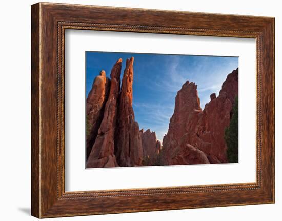 Rocky Outcrop in Garden of the Gods-CGJ Photography-Framed Photographic Print