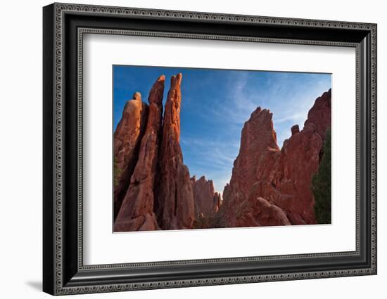 Rocky Outcrop in Garden of the Gods-CGJ Photography-Framed Photographic Print