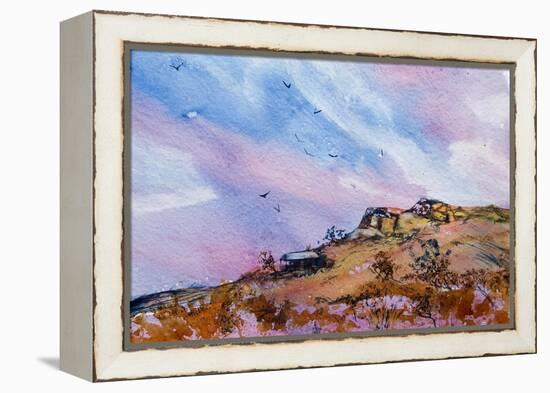 Rocky Outcrop-Margaret Coxall-Framed Premier Image Canvas