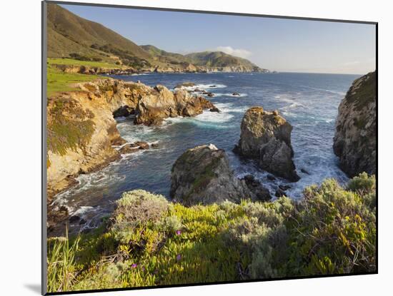 Rocky Point, Big Sur, Cabrillo Highway 1, California, Usa-Rainer Mirau-Mounted Photographic Print