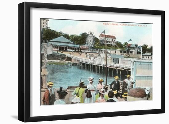 Rocky Point, Narragansett Bay, Rhode Island-null-Framed Premium Giclee Print