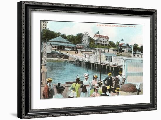 Rocky Point, Narragansett Bay, Rhode Island-null-Framed Premium Giclee Print