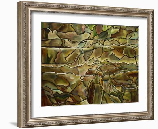 Rocky Realm-Hyunah Kim-Framed Art Print