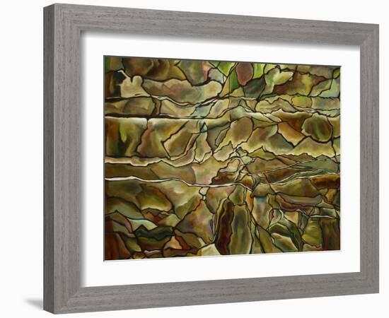 Rocky Realm-Hyunah Kim-Framed Art Print