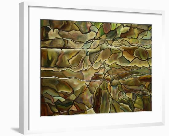 Rocky Realm-Hyunah Kim-Framed Art Print