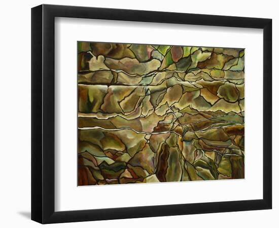 Rocky Realm-Hyunah Kim-Framed Art Print