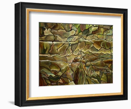 Rocky Realm-Hyunah Kim-Framed Art Print