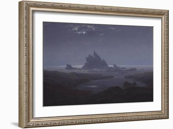 Rocky Reef on the Sea Shore, C. 1824-Caspar David Friedrich-Framed Giclee Print