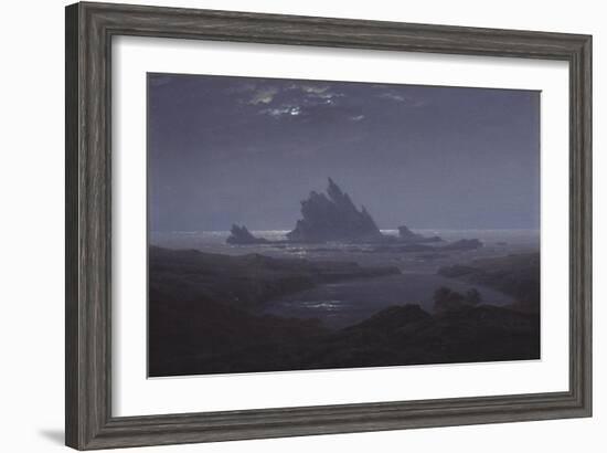 Rocky Reef on the Sea Shore, C. 1824-Caspar David Friedrich-Framed Giclee Print