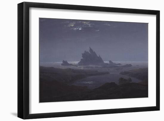 Rocky Reef on the Sea Shore, C. 1824-Caspar David Friedrich-Framed Giclee Print