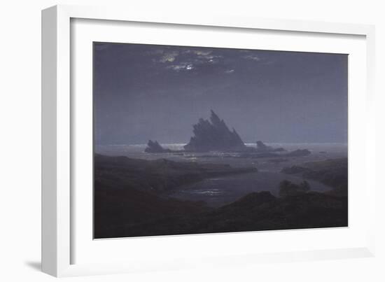 Rocky Reef on the Sea Shore, C. 1824-Caspar David Friedrich-Framed Giclee Print