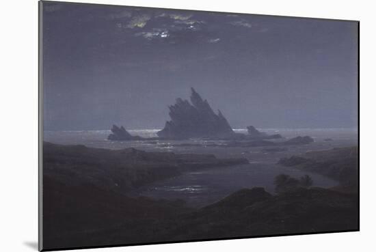 Rocky Reef on the Sea Shore, C. 1824-Caspar David Friedrich-Mounted Giclee Print