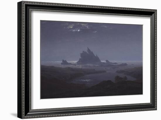 Rocky Reef on the Sea Shore, C. 1824-Caspar David Friedrich-Framed Giclee Print