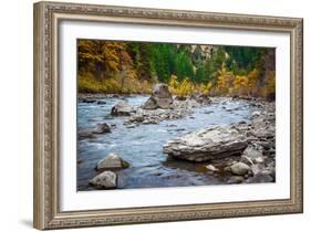 Rocky River-Michael Broom-Framed Photographic Print
