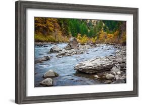 Rocky River-Michael Broom-Framed Photographic Print