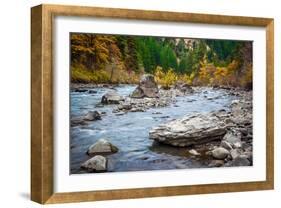 Rocky River-Michael Broom-Framed Photographic Print
