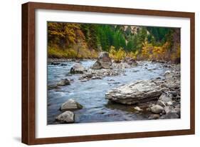 Rocky River-Michael Broom-Framed Photographic Print