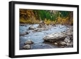 Rocky River-Michael Broom-Framed Photographic Print